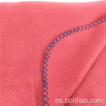 Manta de Bolihao comodidad barata de color sólido manta de vellón polar para invierno